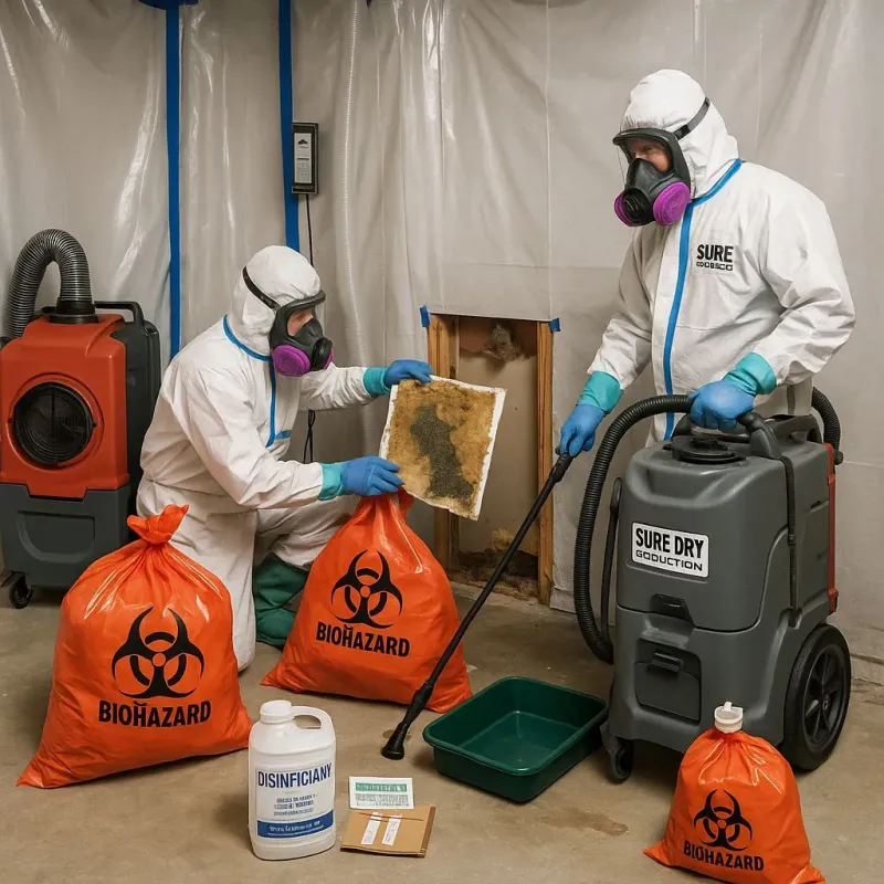 Contaminated Water Handling Protocols process in Robinson, TX